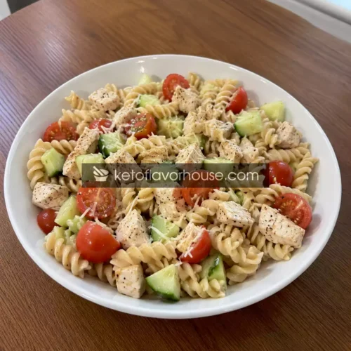 39g Protein High Protein Chicken Pasta Salad