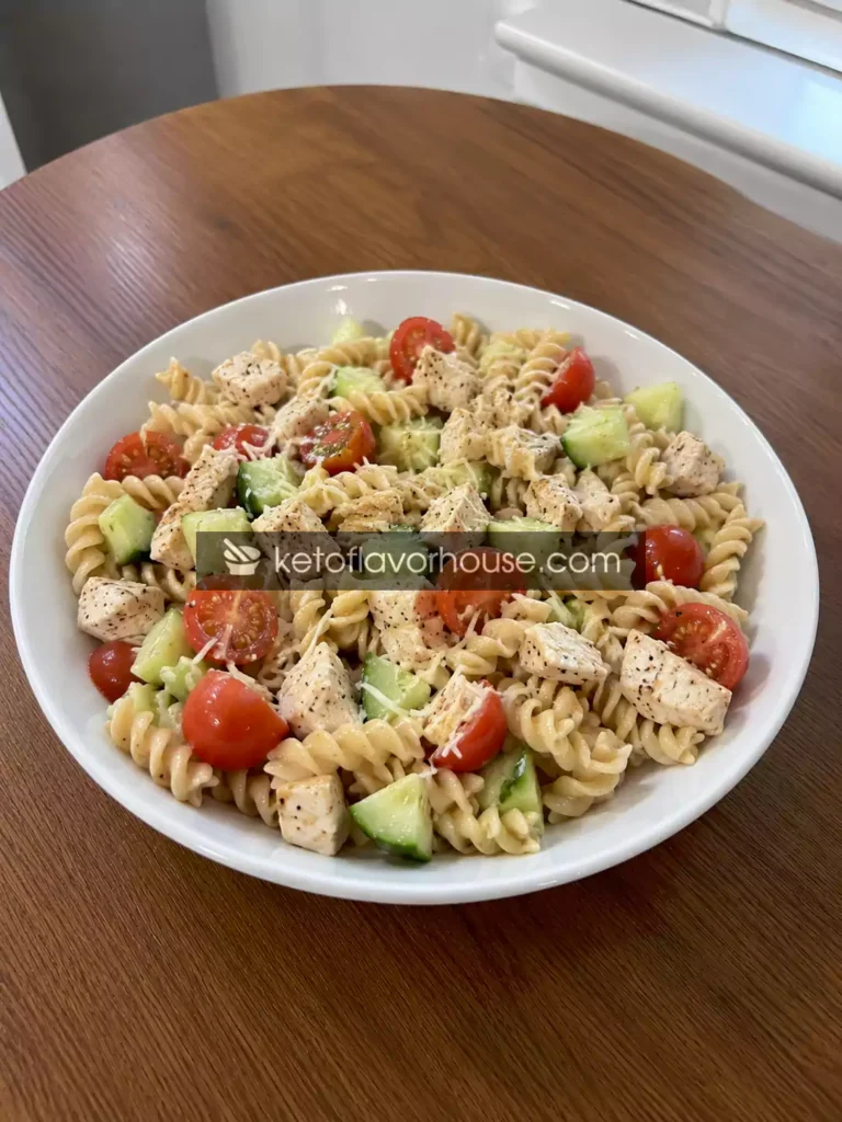 39g Protein High Protein Chicken Pasta Salad
