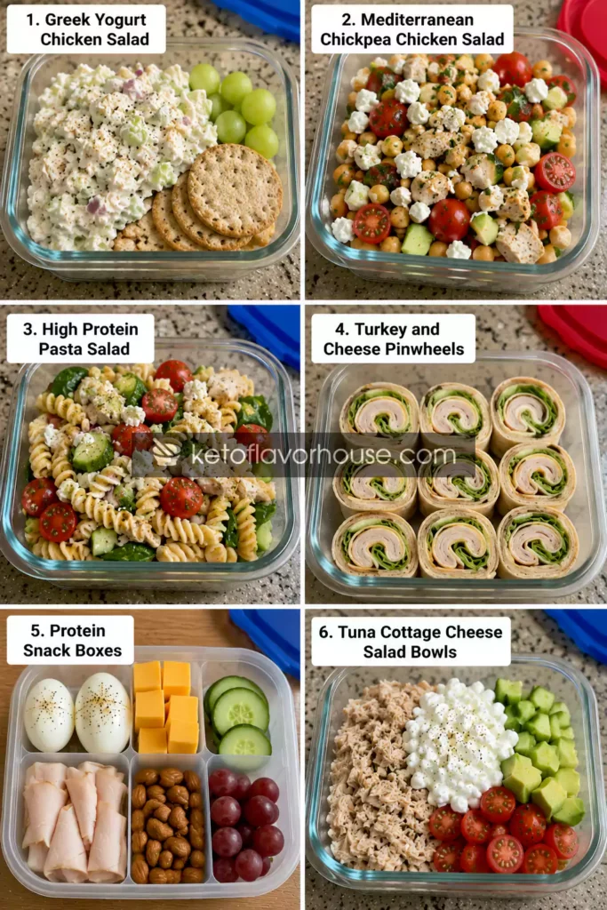 6 Cold High Protein Lunches Perfect for Meal Prep
