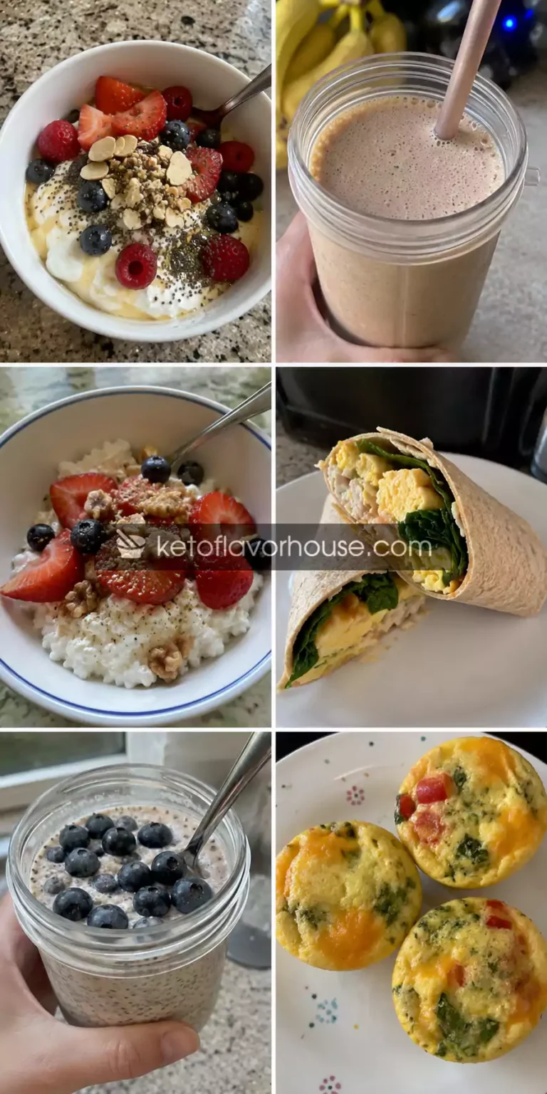6 Easy High Protein Breakfasts for Busy Mornings That Keep You Full