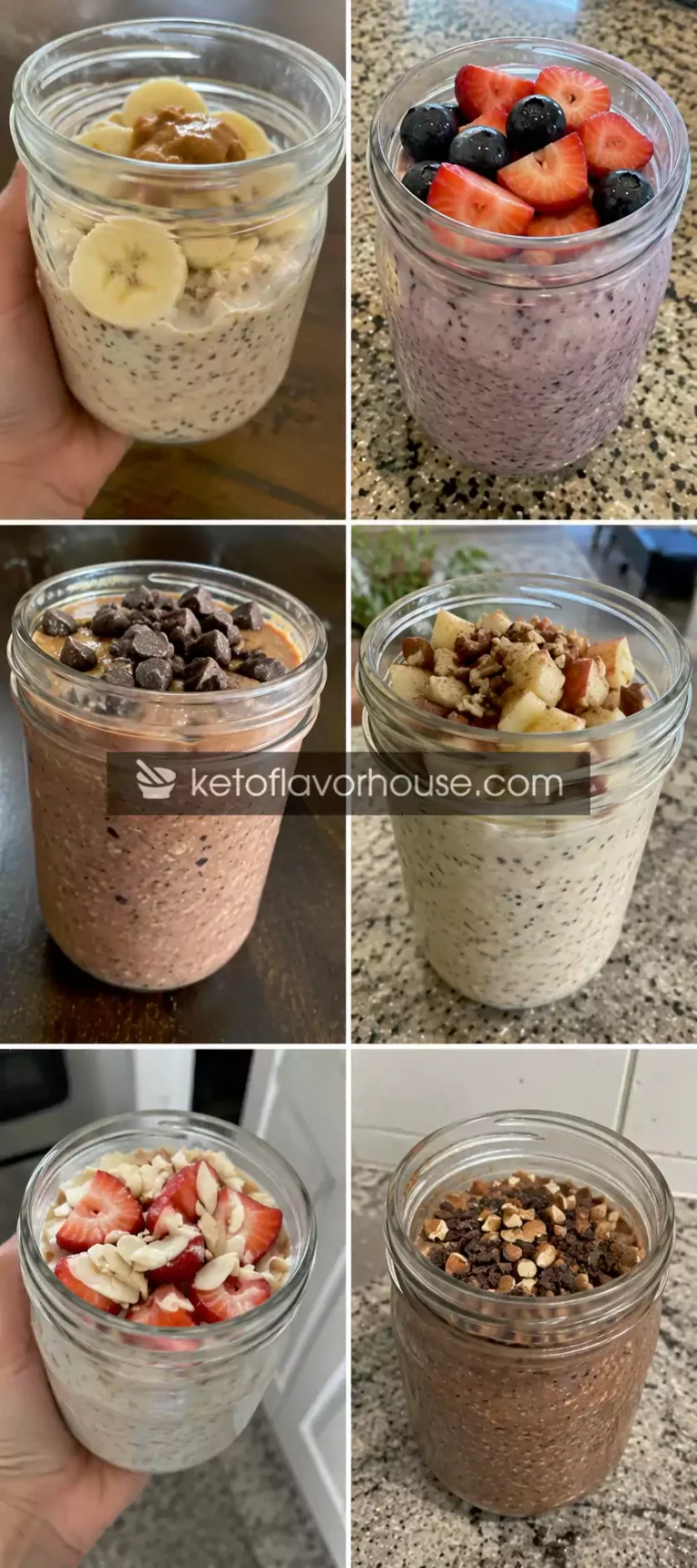 6 High Protein Overnight Oats for Busy Weeks