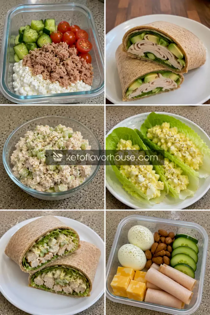 6 Simple High Protein Lunches with 5 Ingredients or Less