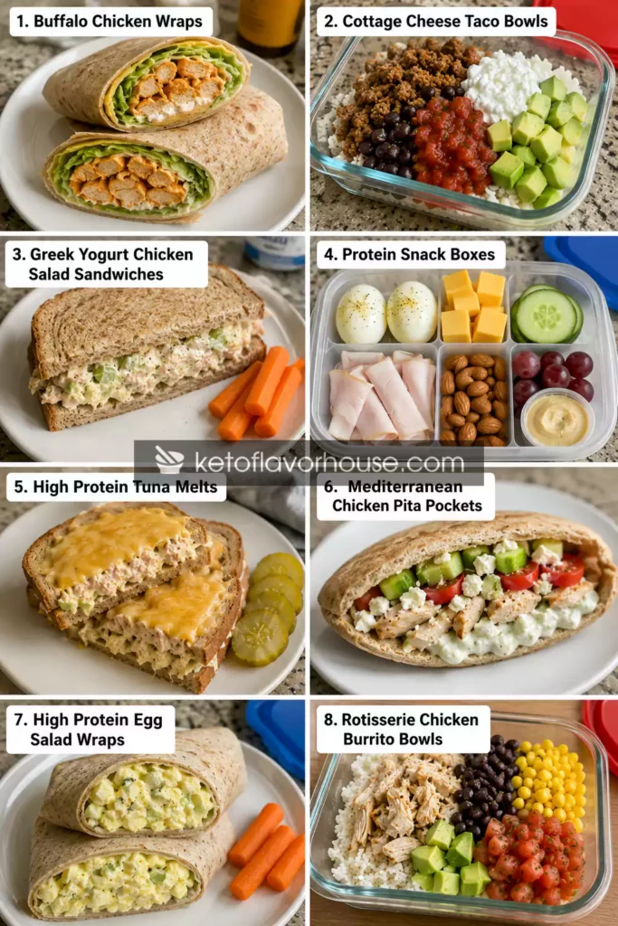 8 Quick High Protein Lunch Ideas You Can Make in 15 Minutes
