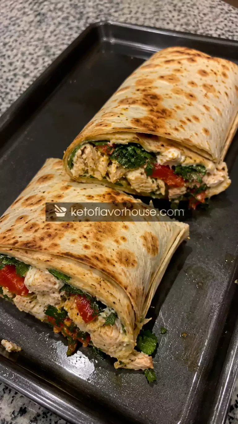 Anti-Inflammatory Chicken Wrap Recipe (Healthy & Easy Mediterranean-Inspired Wraps)
