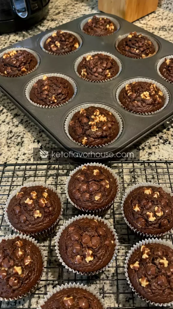 Anti-Inflammatory Chocolate Avocado Muffins Recipe