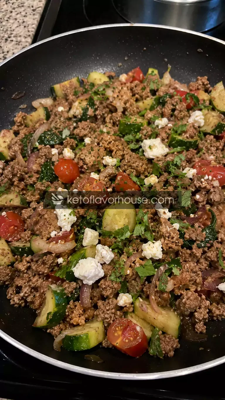 Anti-Inflammatory Mediterranean Ground Beef Skillet Recipe