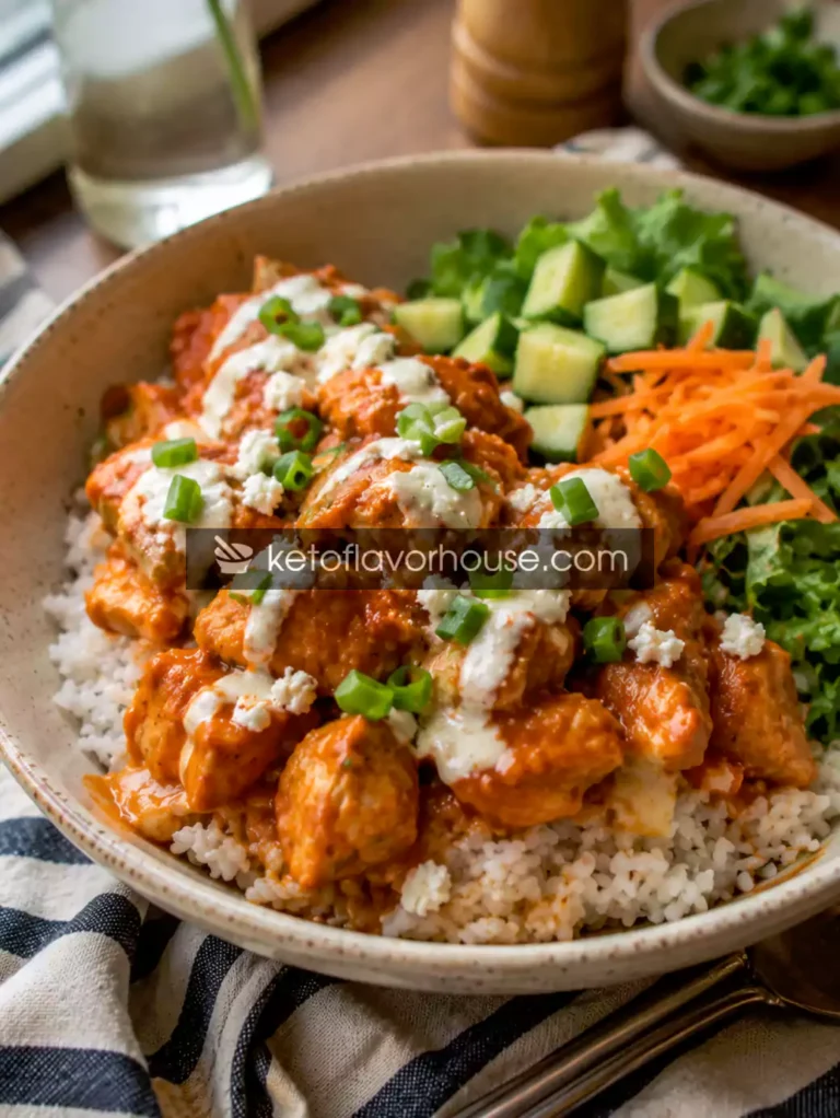 High Protein Buffalo Chicken Rice Bowls That Actually Keep You Full