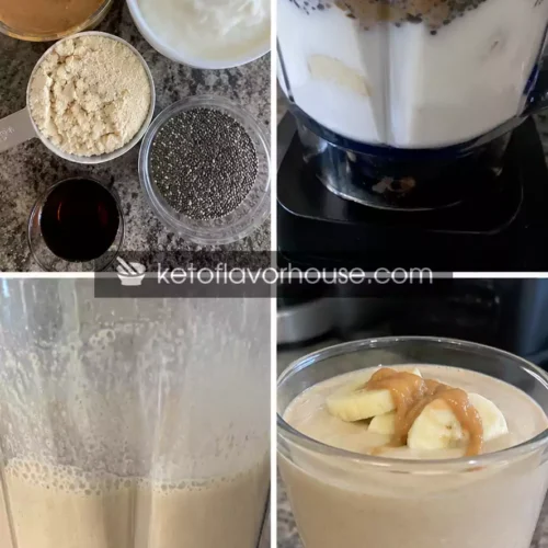 High-Protein Creamy Peanut Butter Banana Protein Smoothie