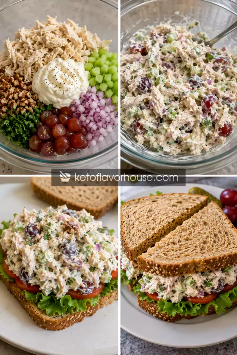 High Protein Greek Yogurt Chicken Salad Sandwiches
