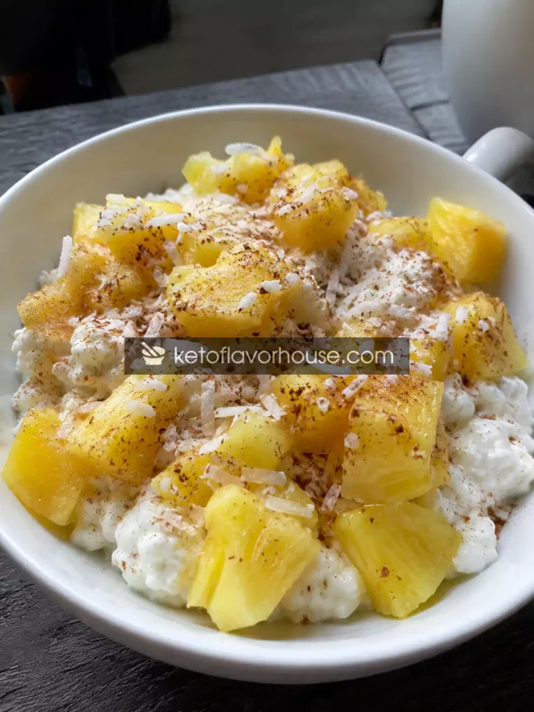 High-Protein Pineapple Cottage Cheese Bowl