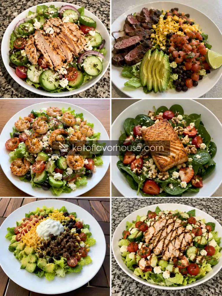 20 High Protein Dinner Salads That Actually Fill You Up