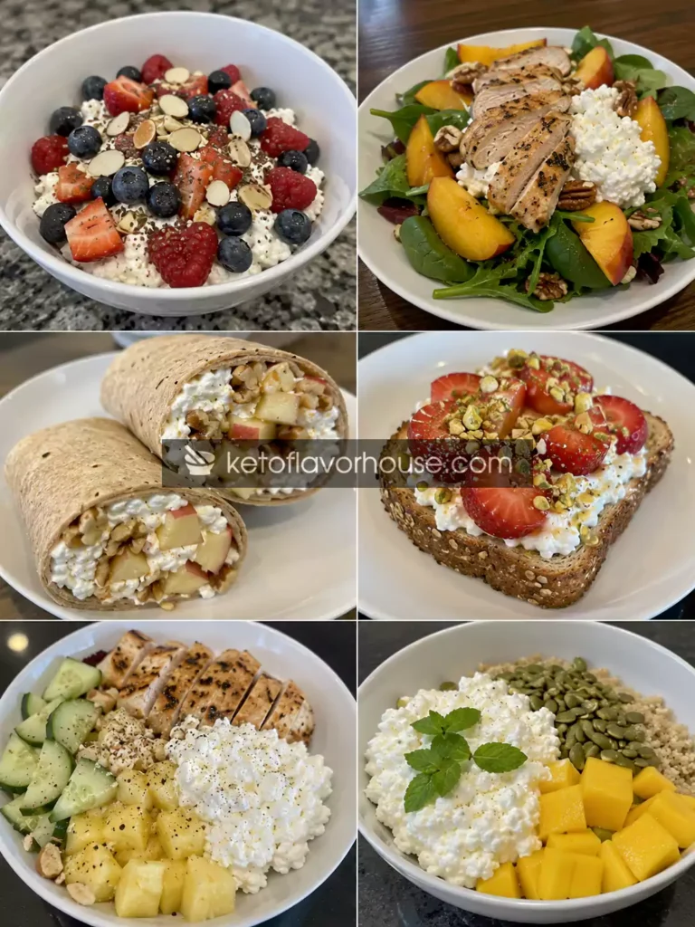20 High-Protein Lunches with Cottage Cheese and Fruit
