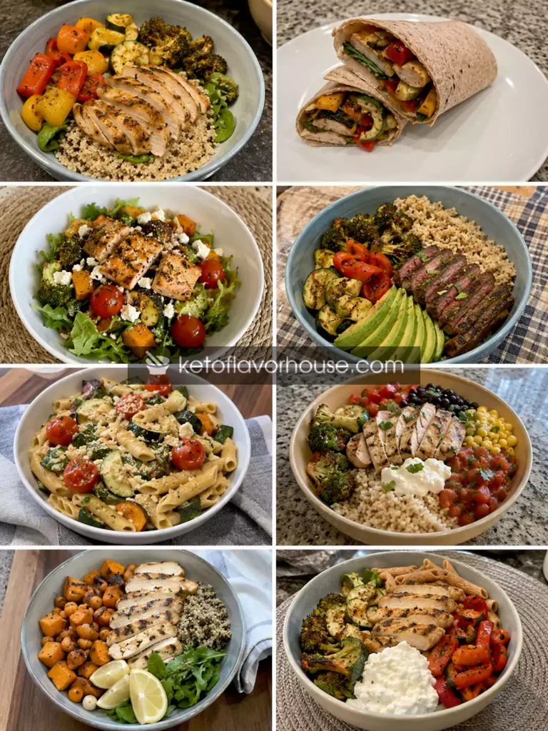 20 High-Protein Lunches with Roasted Vegetables