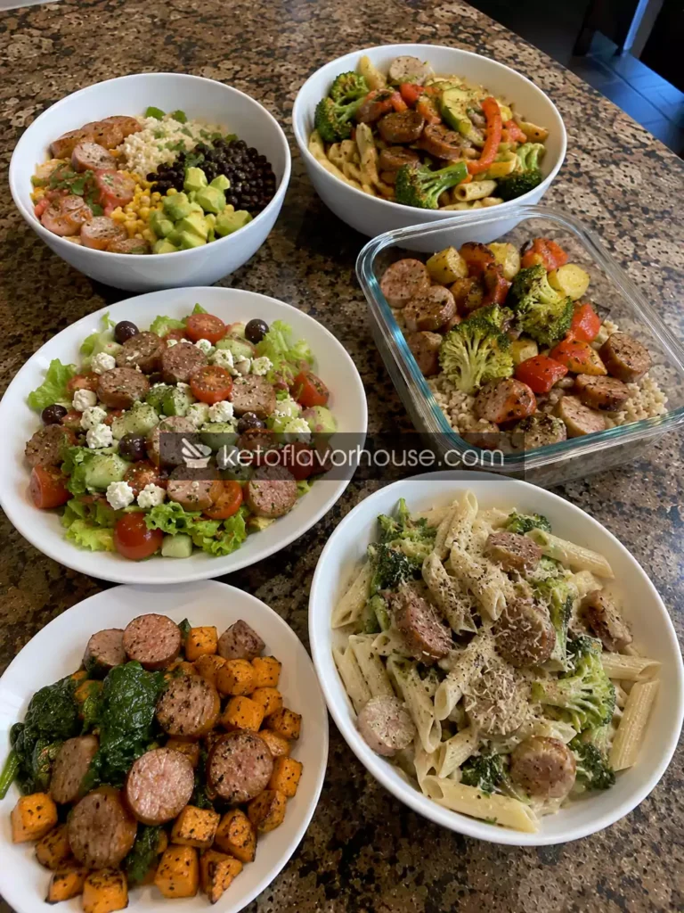 20 High-Protein Turkey & Chicken Sausage Lunch Recipes
