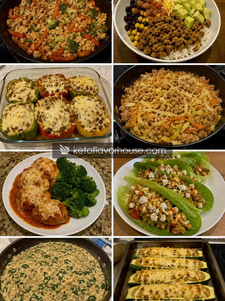 25 Easy High Protein Ground Chicken Dinner Recipes