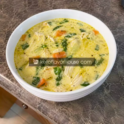 28g Protein Anti-Inflammatory Creamy Chicken Soup