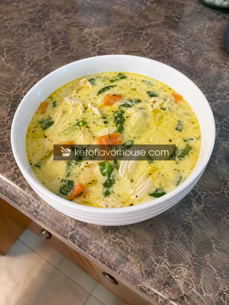 28g Protein Anti-Inflammatory Creamy Chicken Soup