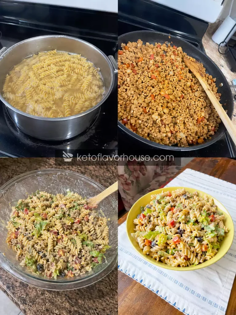 29g Protein Doritos Locos Taco Pasta Salad (Anti-Inflammatory Twist)