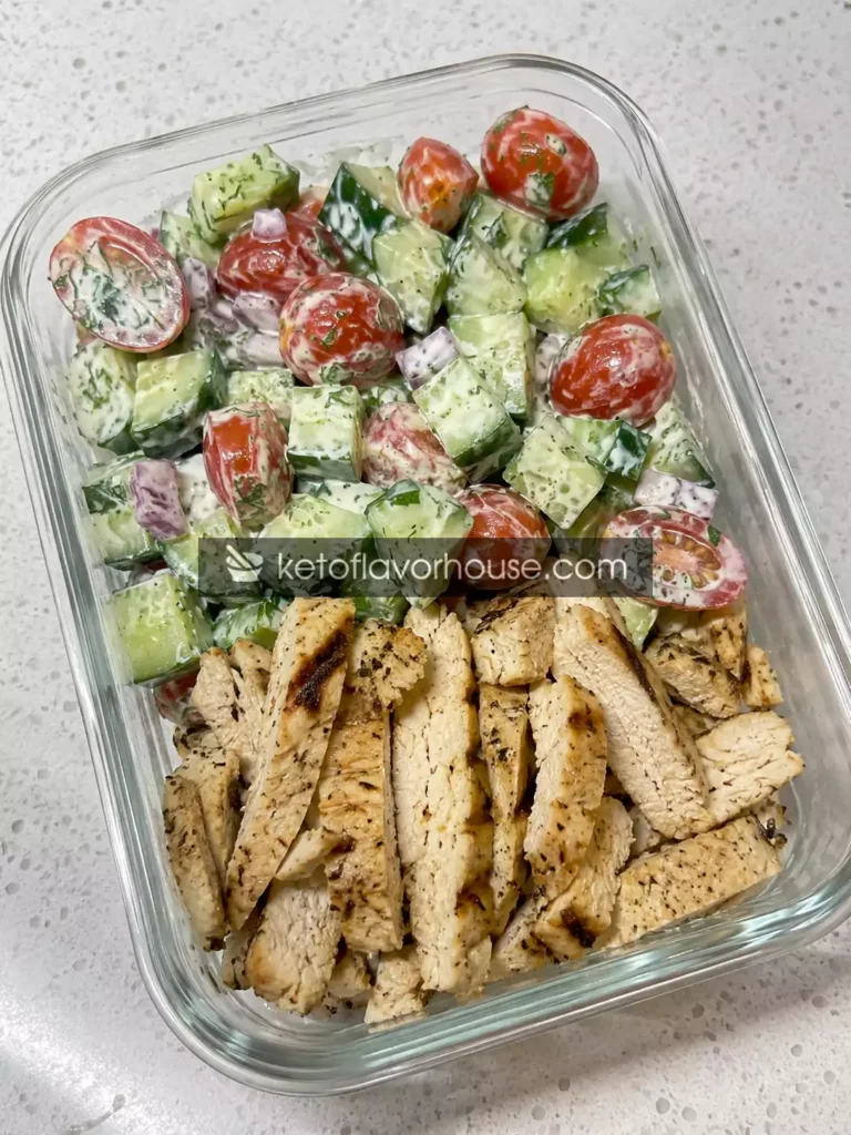 31g Protein Chicken Cucumber Lunch Box
