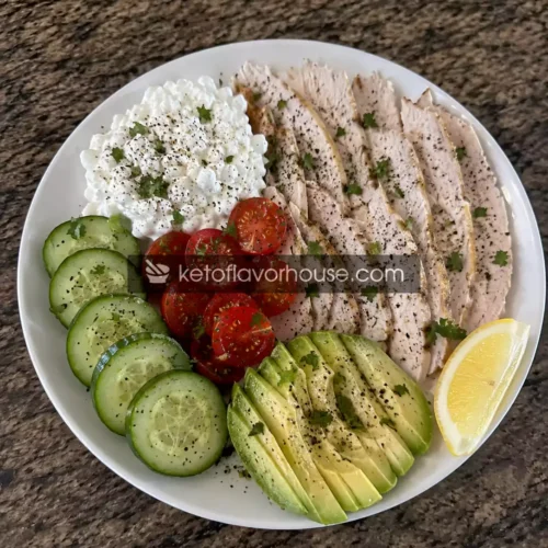 33g Protein Chicken Burrito Cottage Cheese Bowl