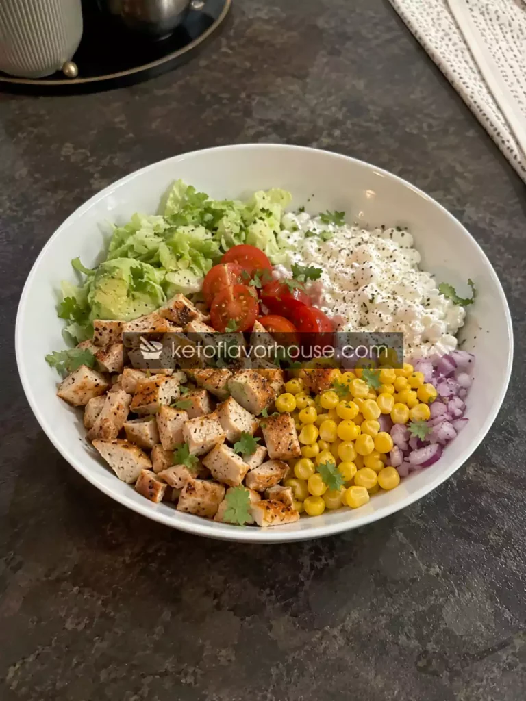 33g Protein Chicken Burrito Cottage Cheese Bowl