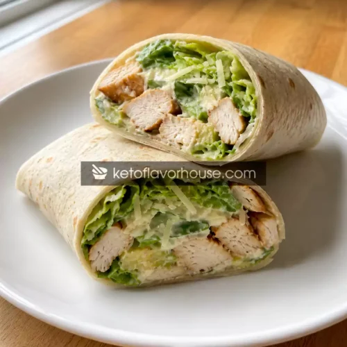 33g Protein Parmesan Chicken Caesar Wrap