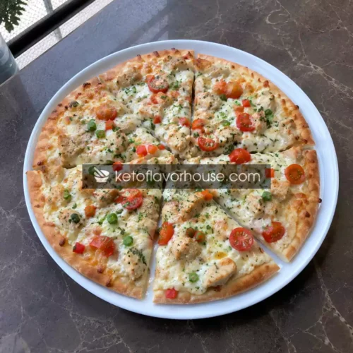34g Protein Chicken Ranch Cottage Cheese Flatbread