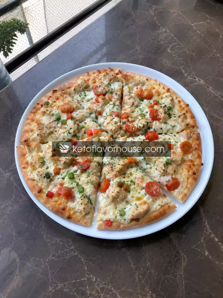 34g Protein Chicken Ranch Cottage Cheese Flatbread