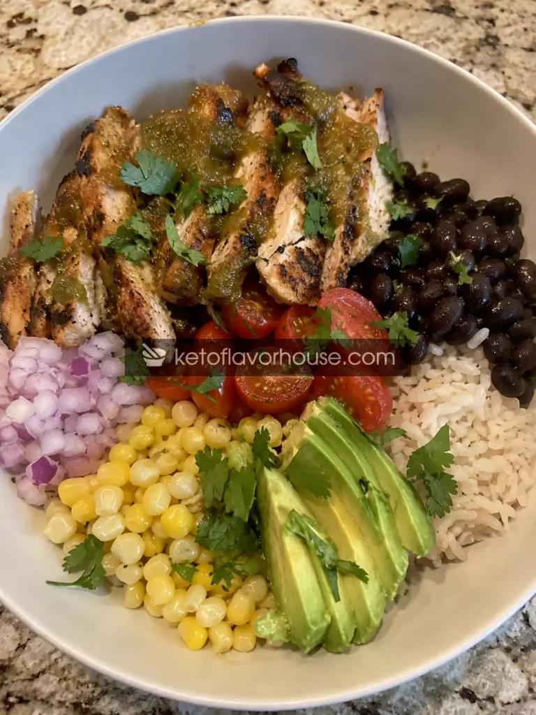 35g Protein Salsa Verde Chicken Bowl