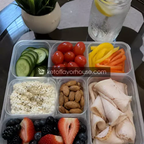 35g Protein Turkey Cottage Cheese Lunch Box