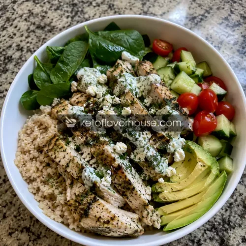 37g Protein Garlic Herb Chicken Bowl