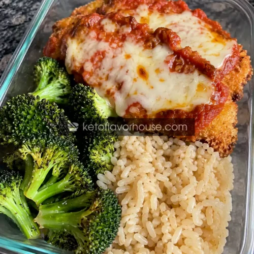 38g Protein Chicken Parmesan Meal Prep