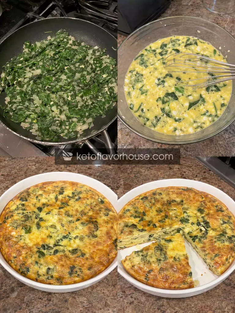 Anti-Inflammatory Cottage Cheese Spinach Quiche