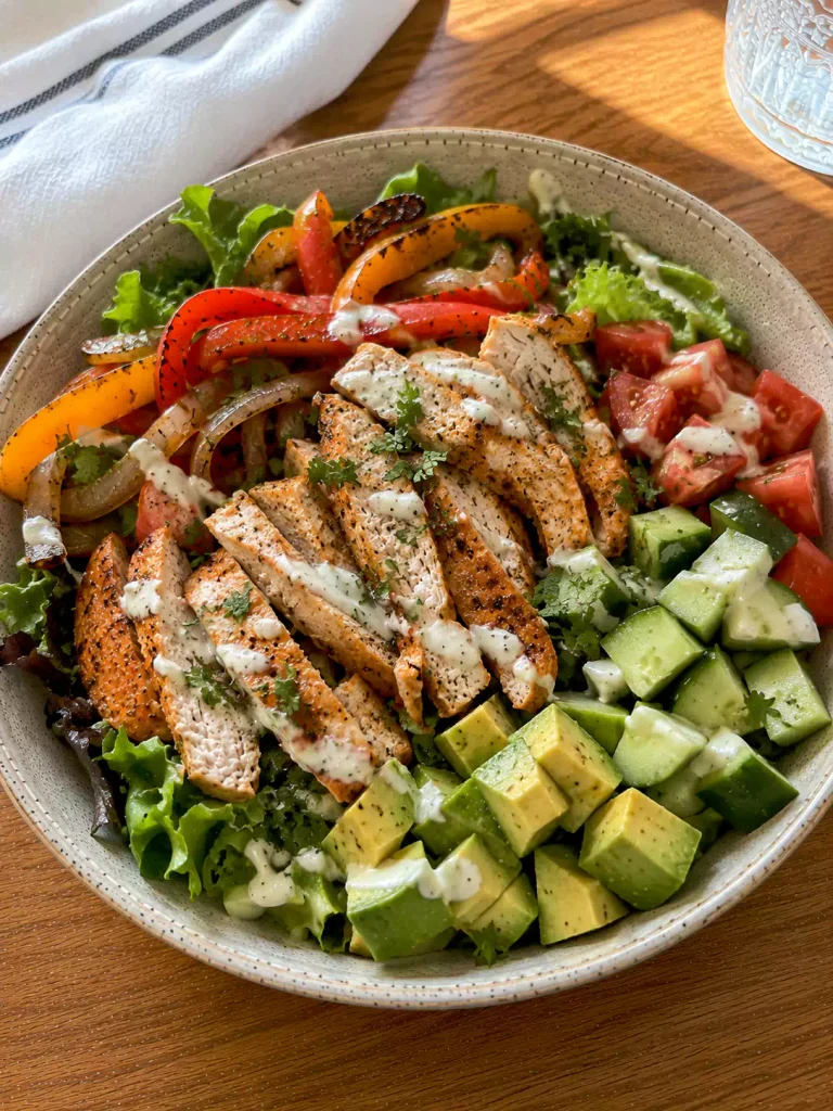 Chicken Fajita Salad