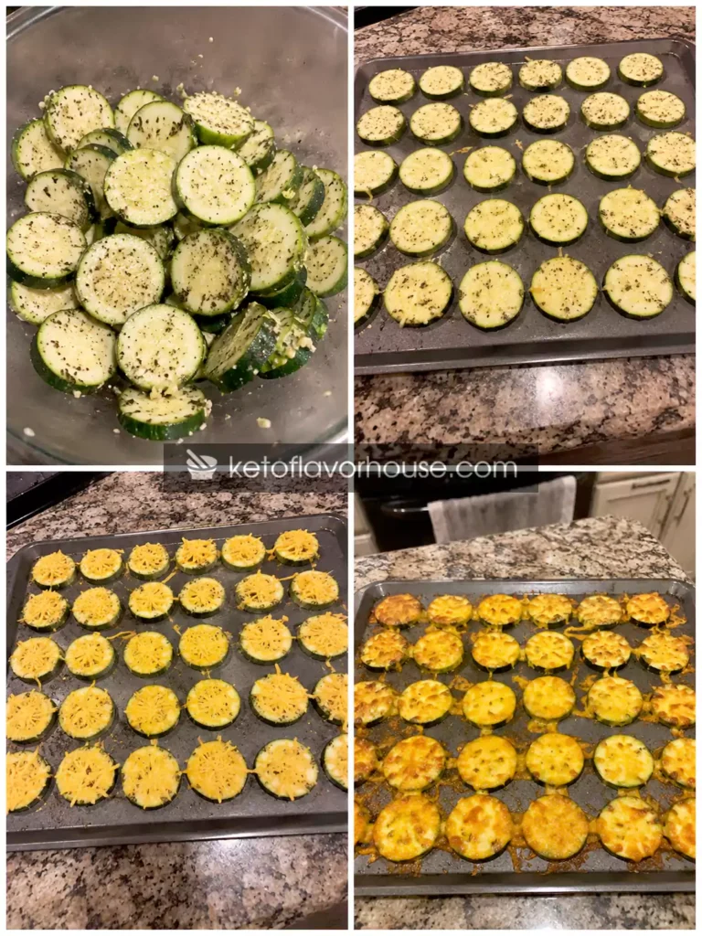 Easy Anti-Inflammatory Cheesy Baked Zucchini Rounds