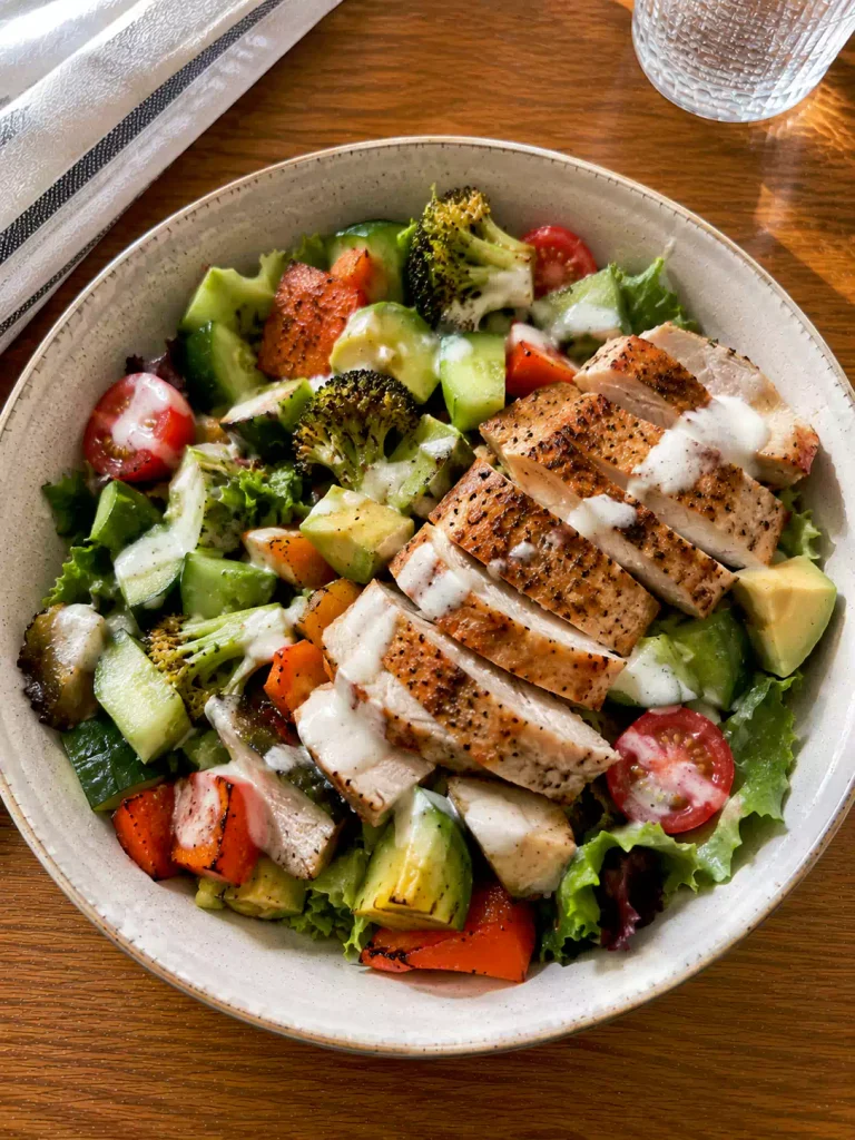Turkey Burger Salad Bowl