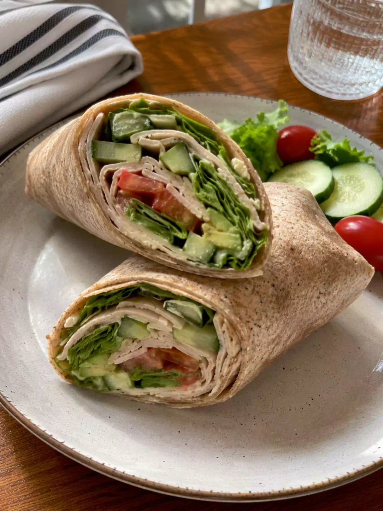 Turkey Hummus Wrap
