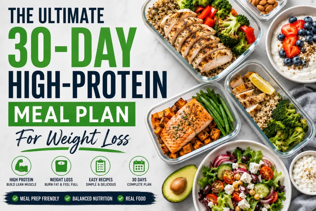 high protein 30 day meal plan