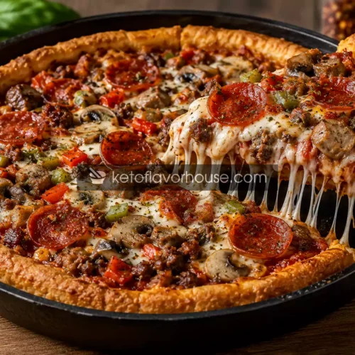 Anti-Inflammatory Deep Dish Meat Lovers Pizza