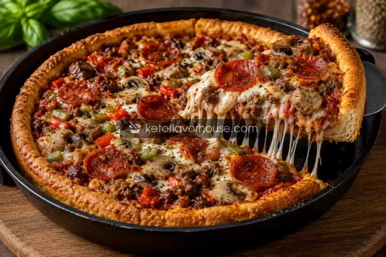 Anti-Inflammatory Deep Dish Meat Lovers Pizza