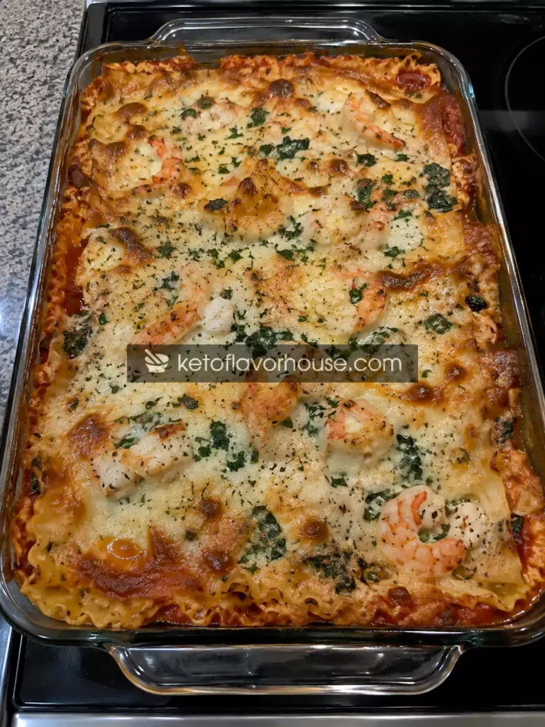 Anti-Inflammatory Seafood Lasagna with Shrimp & Crab