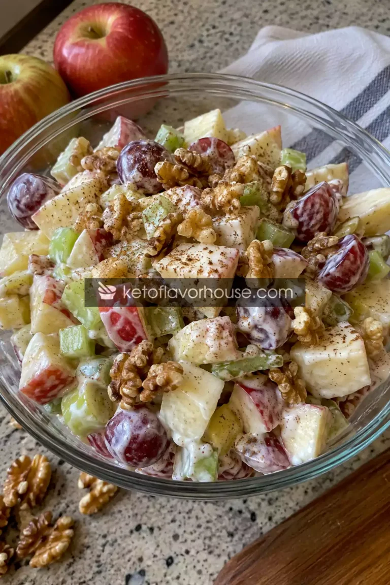 Healthy Homemade Apple Salad for Weight Loss (Weight Watchers-Friendly)