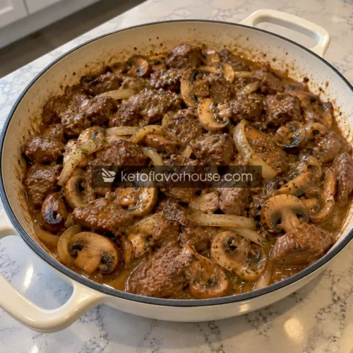 High-Protein Anti-Inflammatory Beef Tips with Mushrooms