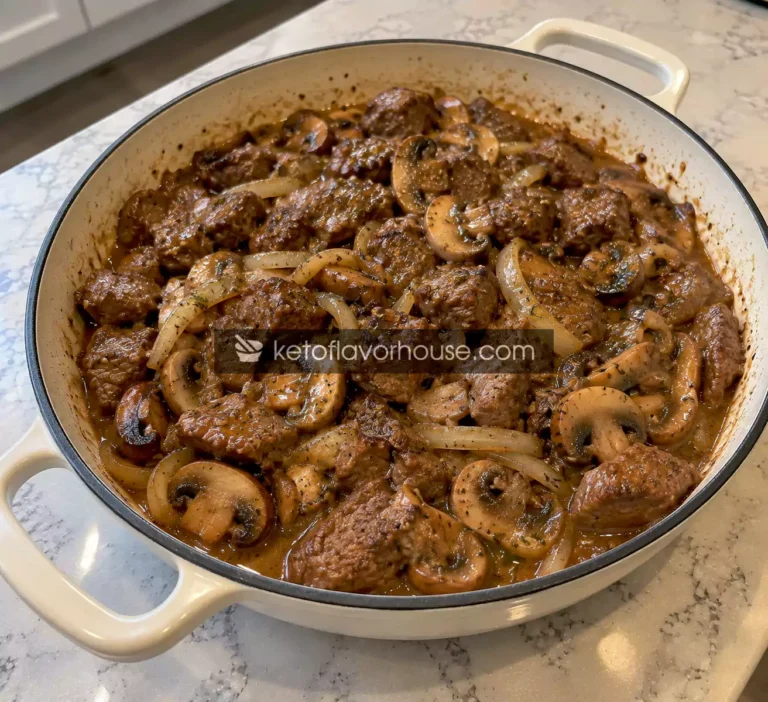 High-Protein Anti-Inflammatory Beef Tips with Mushrooms