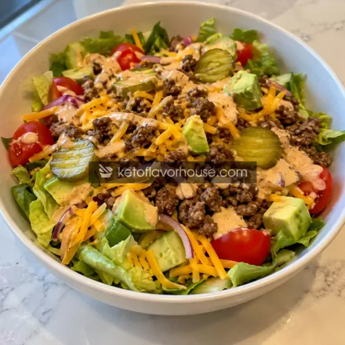 High-Protein Anti-Inflammatory Burger Salad Bowl