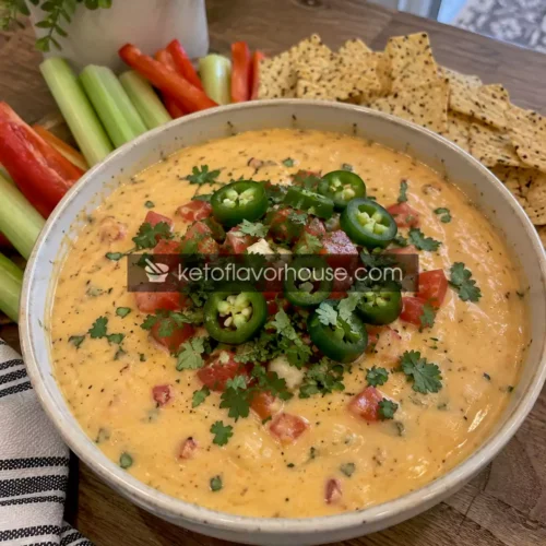 Keto Cottage Cheese Queso Dip