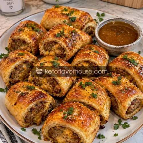 Keto Million Dollar Maple Sausage Rolls
