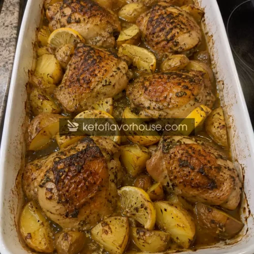 Mediterranean Greek Lemon Chicken and Potatoes