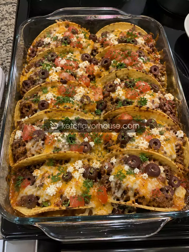 Mediterranean-Style Bourbon Queso Crunch Taco Tray