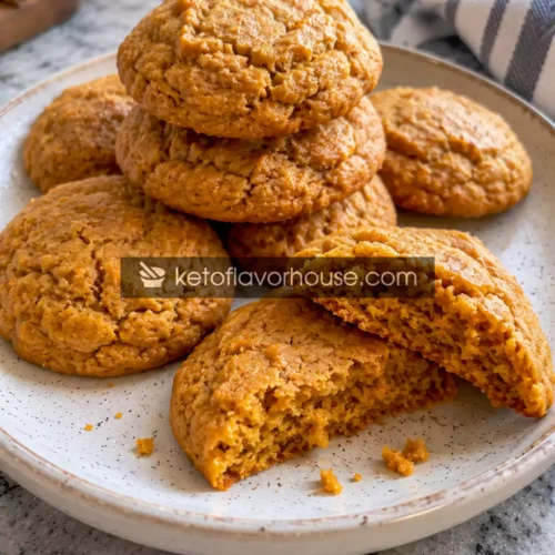 3-Ingredient Keto Pumpkin Cookies
